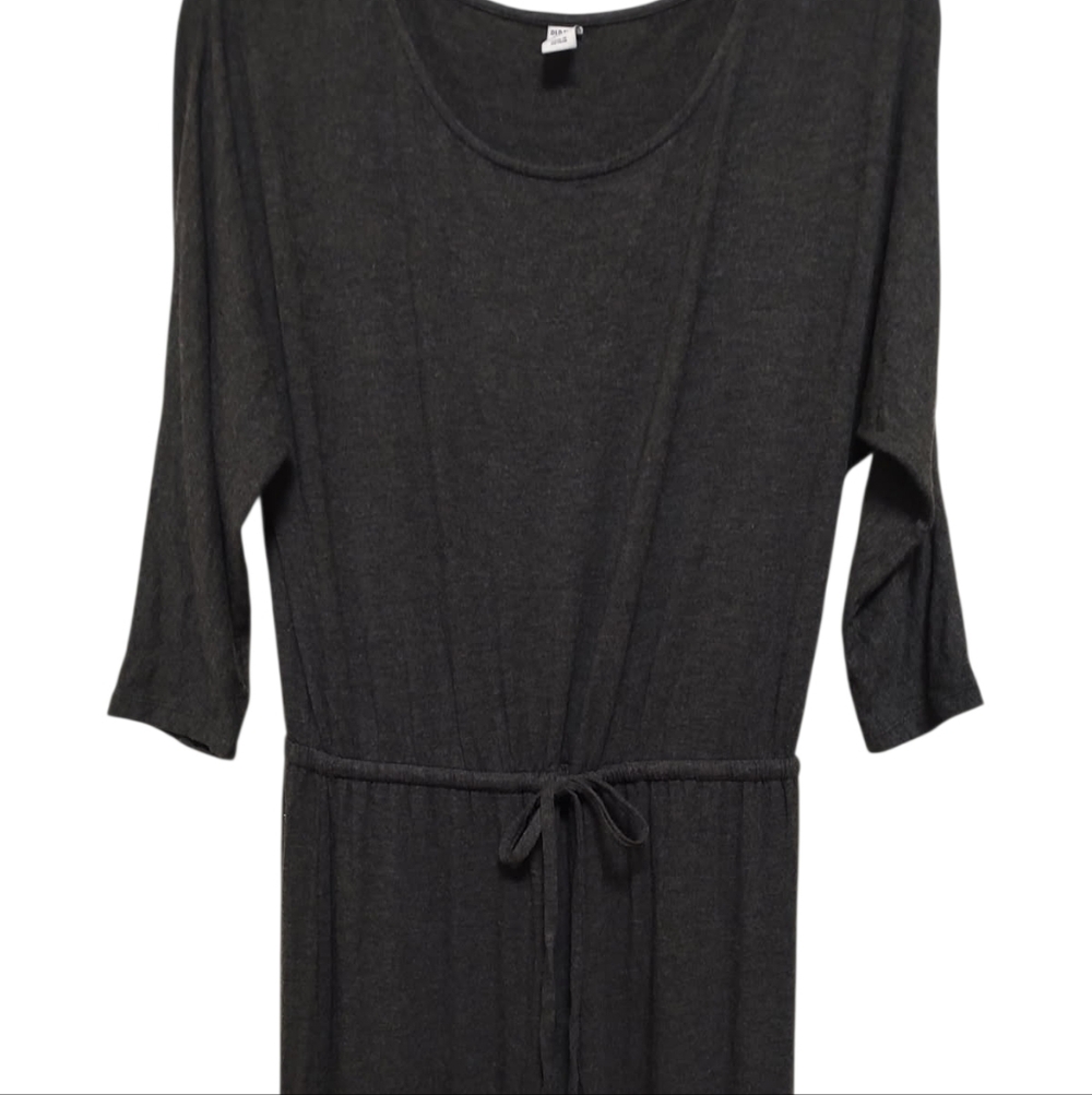 Old Navy Shirt Dress Drawstring Stretch Midi Basic - Picture 5 of 9